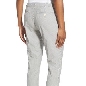 Caslon Chino Ankle pants - Striped  NWT 10